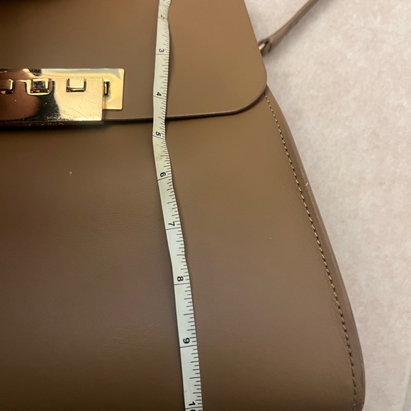 Zac Zac Posen Eartha Iconic large Top Handle – Camel/Tan Leather - Picture 14 of 17